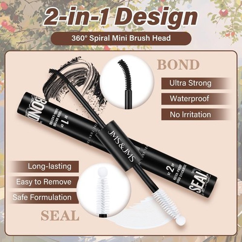 JMS&JMS Fairy Lash Clusters Kit Natural Cluster Lashes Invisible Band Manga Lashes with Lash Bond and Seal Eyelash Applictor Lash Remover Lash Extension Kit for Beginner (Fairy-8-18mix)