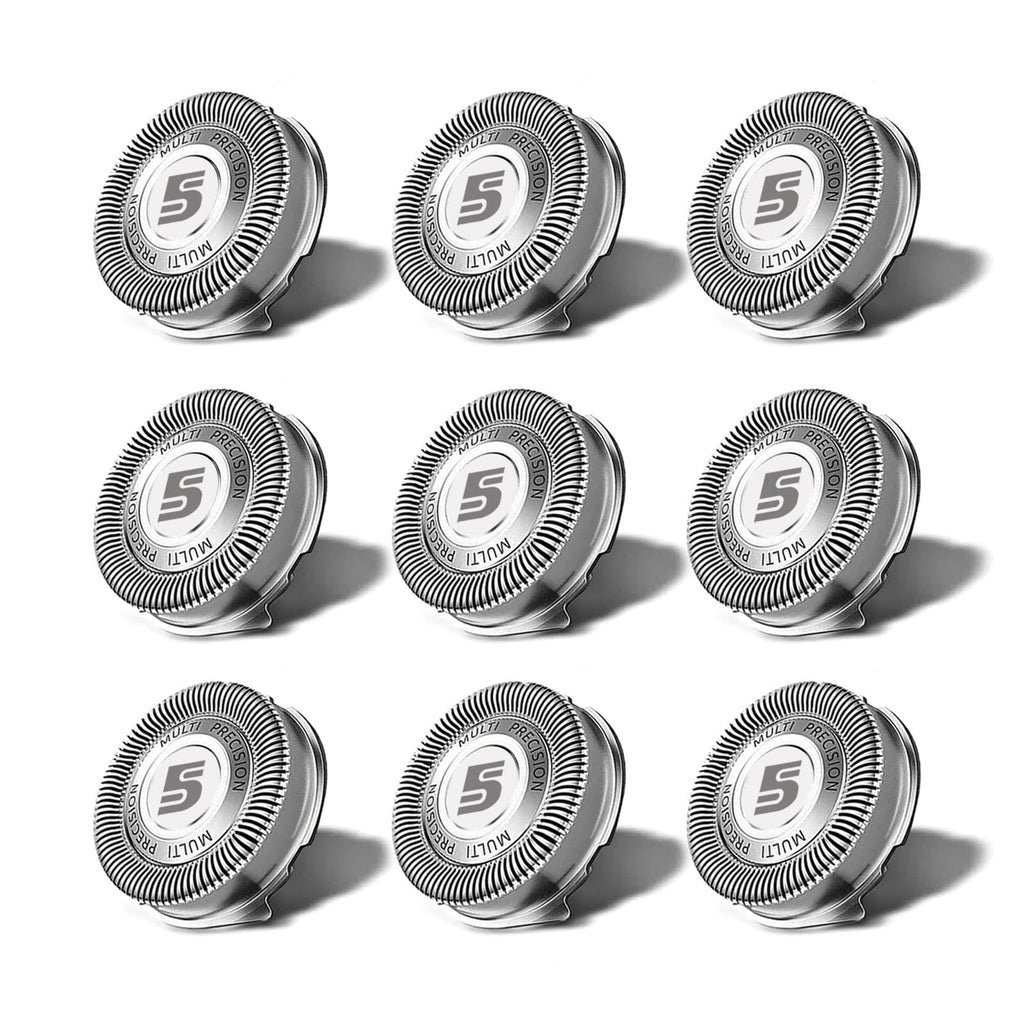 SH50 Replacement Heads for Series 5000, HQ8 Heads Compatible with AquaTouch, PowerTouch, 9-pc pack