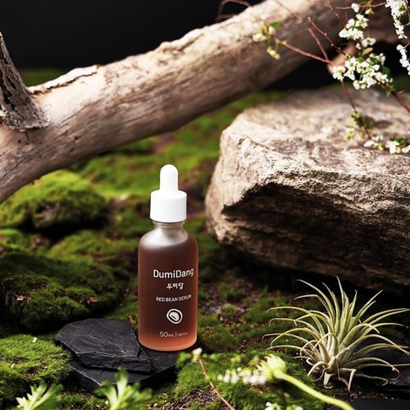 DumiDang Red Bean Serum - Korean Traditional Vegan Skincare Formula, Anti-Aging & Nourishing skin with Fermented Red Bean Extract and Kelp Extracts, 50mL | 1.69fl. oz
