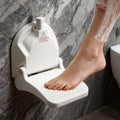 Loorieen Shower Foot Rest for Shaving Legs,Shower Shaving Foot Rest,Foot Rest for Shower with Powerful Suction Cup,Foldable Shaving Step for Inside Shower,Easy to Carry While Traveling