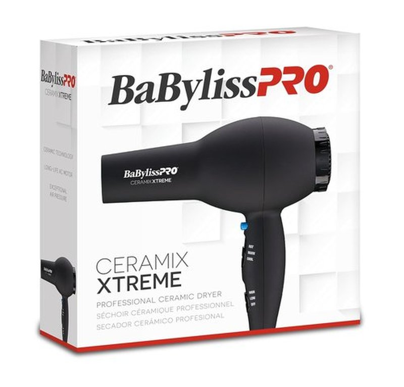 BaBylissPRO Hair Dryer - Ceramix Xtreme Technology for Fast Drying | Lightweight & Powerful