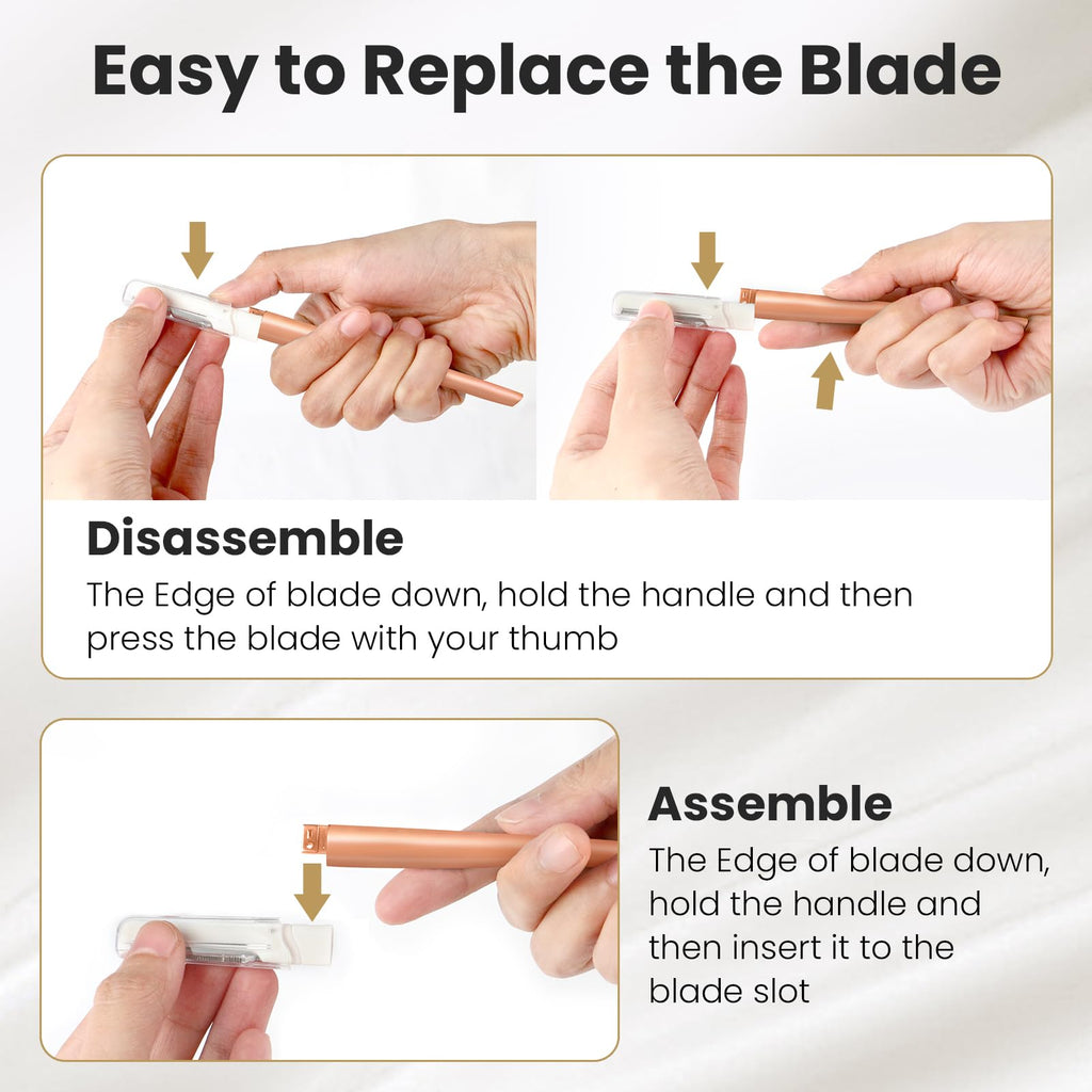 COSYLIFE Dermaplane Razor for Women Face