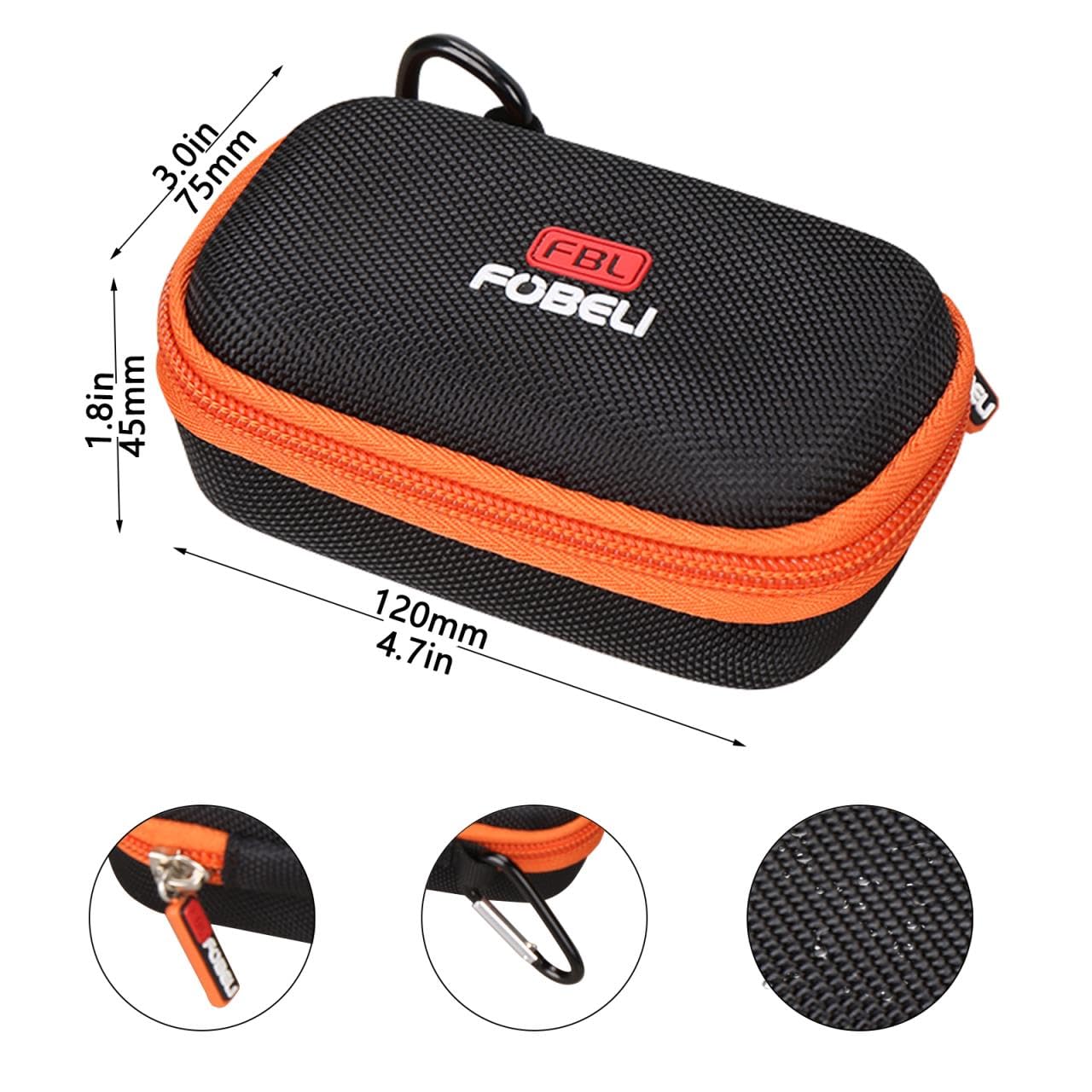 FBLFOBELI Portable Travel Carrying Case Replacement for Garmin inReach Mini/inReach Mini 2 (Case Only)