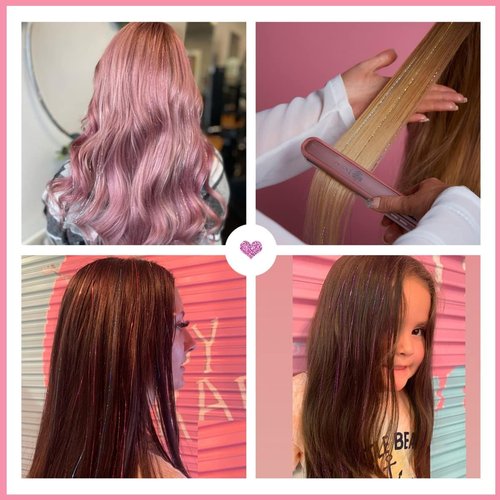 Hair Tinsel Kit, Fairy Tinsel Hair Extensions With Tool 3000 Strands 20 Colors Holographic Heat Resistant Sparkling Hair Glitter (3000 Strands 48 Inch, 20 Colors)