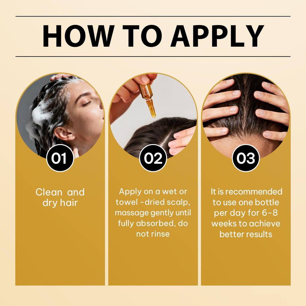 Nuspa Rejuvenating Revitalizing Anti Hair Loss Ampoules Treatment,Stabilizing Barrier Scalp, Follicles Hair Growth Serum For Men Women