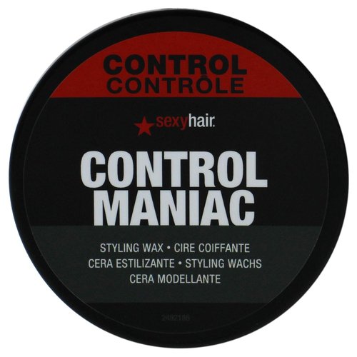 SexyHair Style Control Maniac Styling Wax - Long-Lasting Definition & Shine for Perfect Styles