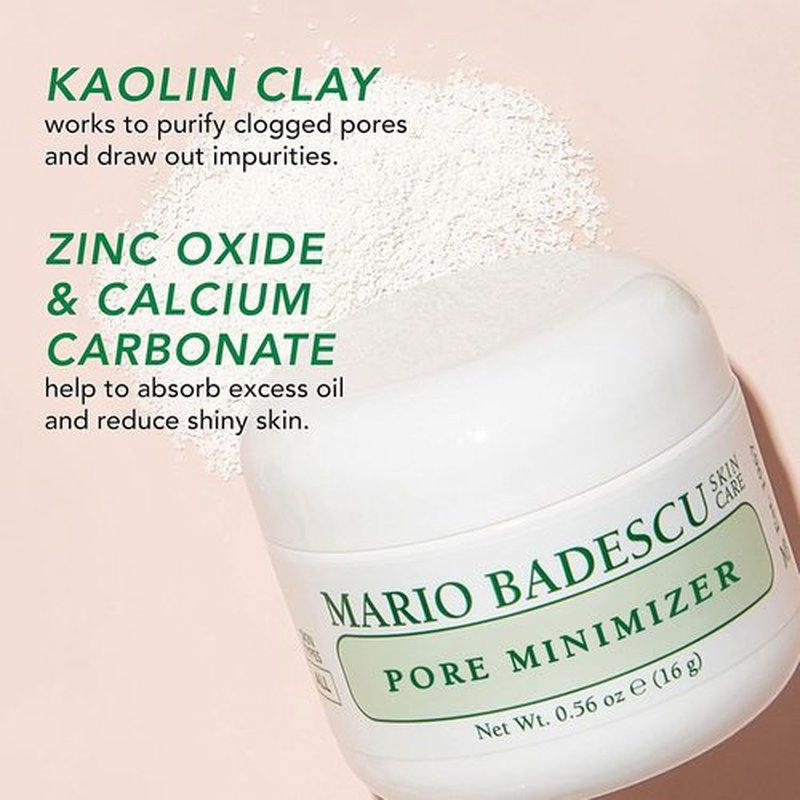 Mario Badescu Silver Powder - Pore Minimizer Facial Mask with Kaolin Clay & Zinc Oxide, 1 oz