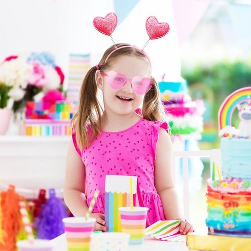 Haawooky 24 Pcs Valentine's Heart Headband Heart Sunglasses,Pink Glitter Cupid Headband,Sequin Love Heart Boppers for Valentine,Wedding,Party Cosplay Costume Accessories