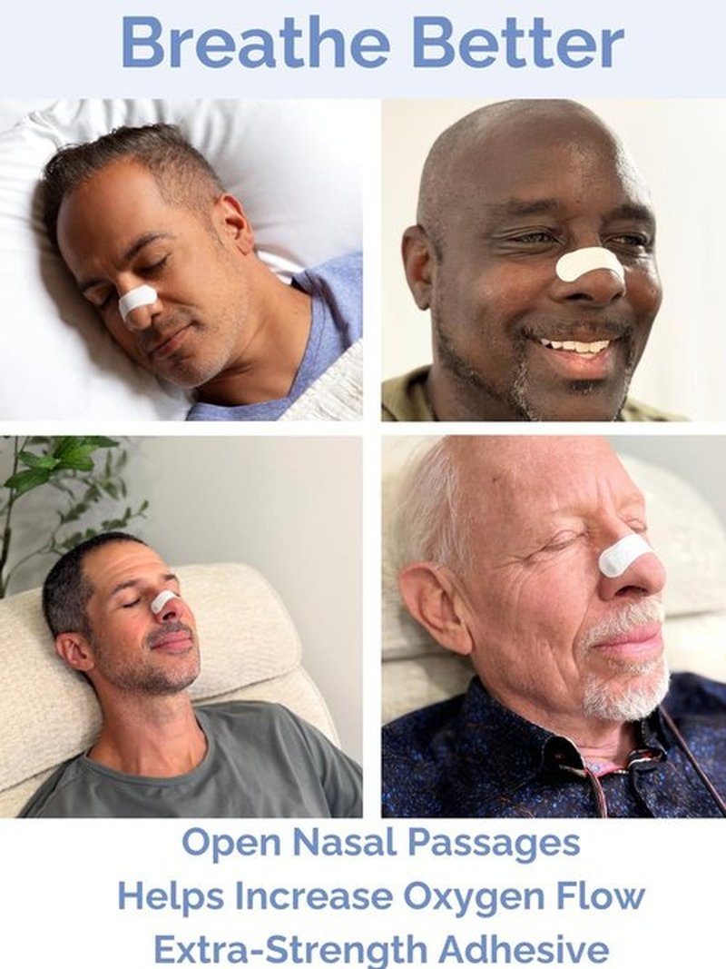 Regine Switzerland Nasal Strips - Extra Strength White Nose Strips for Snoring Relief | 30 Count for Better Sleep