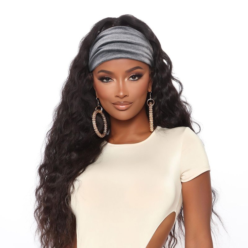 Yeshan Wide Headbands For Women Stretch Boho Head Bands Large Turban Sweatbands Workout Yoga Running Hairband,Pack of 8