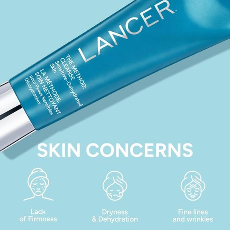 Lancer Skincare The Method Cleanser - Daily Face Wash with Salicylic Acid for Sensitive Skin | 4.05 Fl Oz