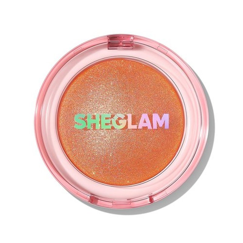 SheGlam Glowchi Bouncy Highlighter - Long-Lasting Shimmer Makeup in Red Bean Shade