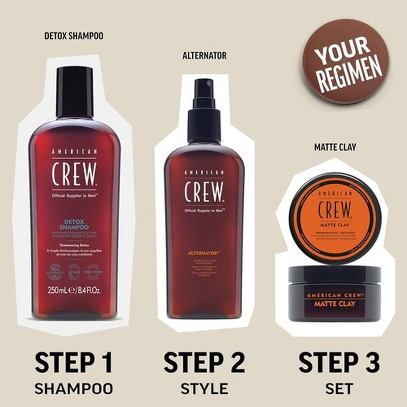 American Crew Matte Clay Spray - Strong Hold & Matte Finish | 5.1 Fl Oz