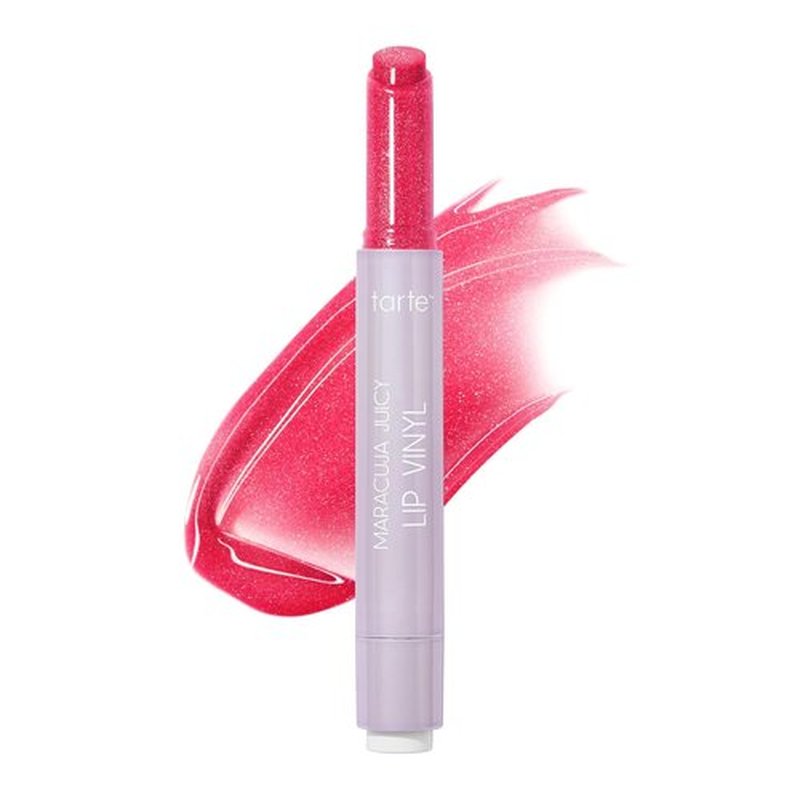 Tarte Maracuja Juicy Lip Vinyl Gloss - Hydrating & Volumizing Balm with Hyaluronic Acid & Vitamin E for Radiant Lips