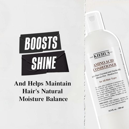 Kiehl's Amino Acid Conditioner Duo - Strengthening & Moisturizing Hair Treatment | Jojoba & Coconut Oil
