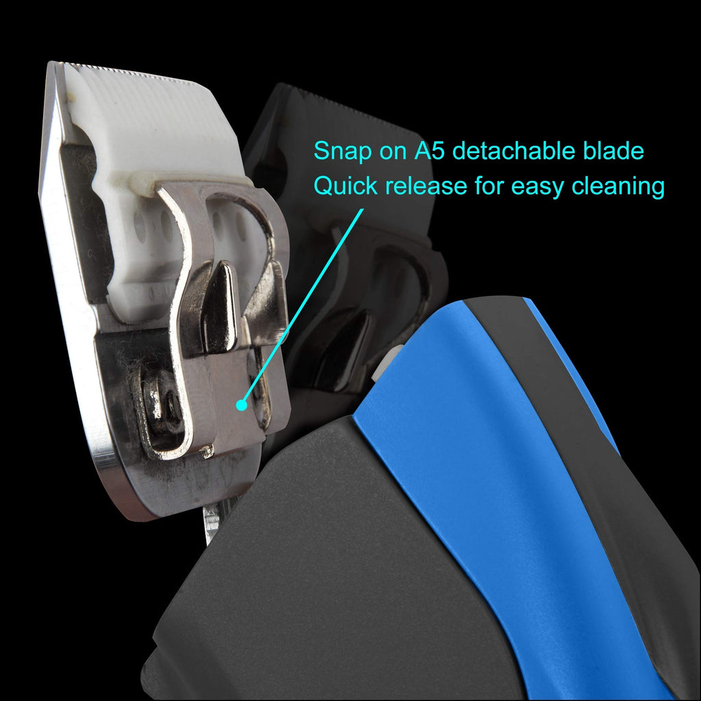 Furzone Detachable Ceramic Blade - Size 15 Blade 3/64", Made of High-Tech Ceramic Materials, Compatible with Most Andis, Oster, Wahl A5 Clippers