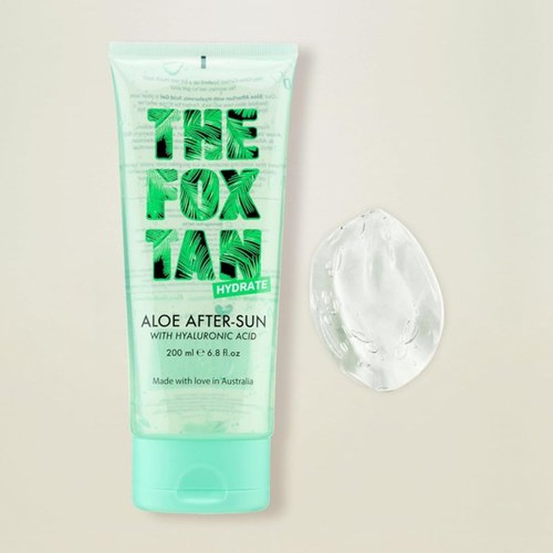 Fox Tan Aloe After-Sun Gel - Cooling & Soothing Hydration for Sunburnt Skin | Vegan, 200mL