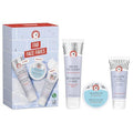 First Aid Beauty Face Faves Kit | Travel-Friendly Skin Care Gift Set with Cleanser, Exfoliating Pads & Repair Cream