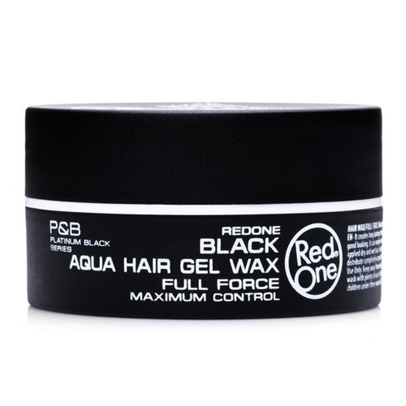 Redone Hair Styling Wax Black 150ml | Extra Hold | Gel Wax | Lime Scent | Long Lasting & Shiny Finish | For Men & Women | Professional Hair Styling Formula | Maximum Control & Smooth Texture