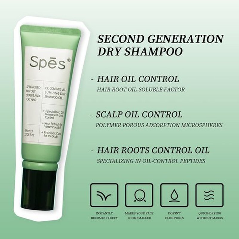 Skiennix Dry Shampoo - Oil Control Volumizing Gel with 24-Hour Oil Control | 5ml x 5, Cedar Scent