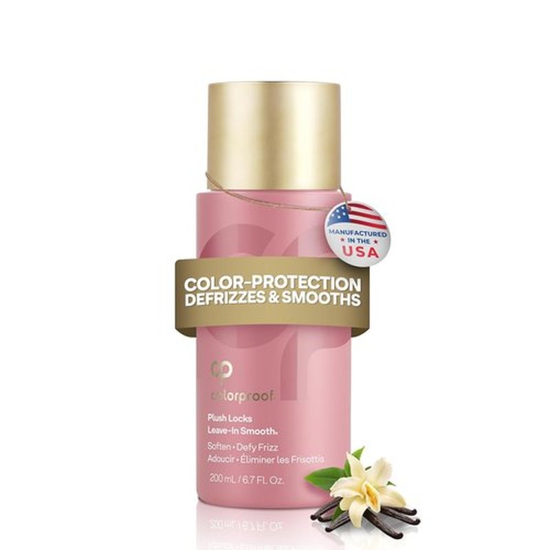 Plush Locks Leave-In Smoothing Lotion - Anti-Frizz Formula, Reduces Blow Dry Time, 6.7 fl oz