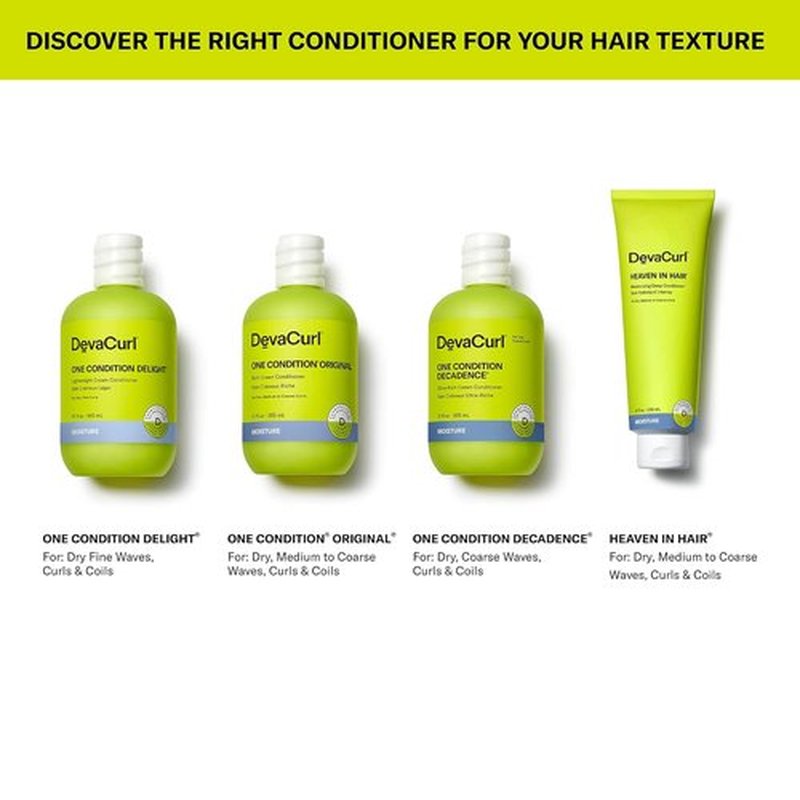 DevaCurl One Condition Original Rich Cream Conditioner - Control Frizz & Tangles | Nourishing Formula