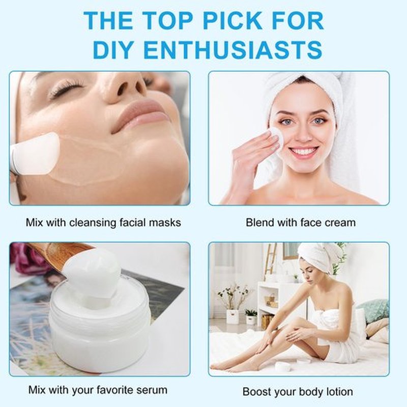 Hyaluronic Acid Powder, 120g Hyaluronic Acid Serum Powder for Face & Skin, Dual Molecular Weight Deep Hydration, Moisture Lock, Enhance Skin Elasticity & Barrier