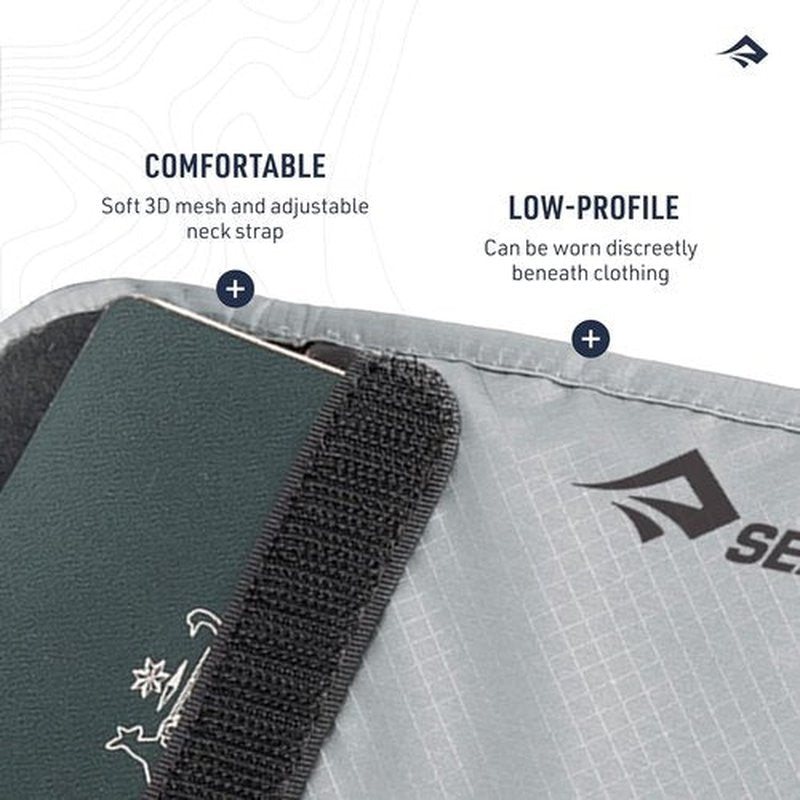 Sea to Summit Neck Pouch RFID - Large Travel Organizer for Secure Essentials