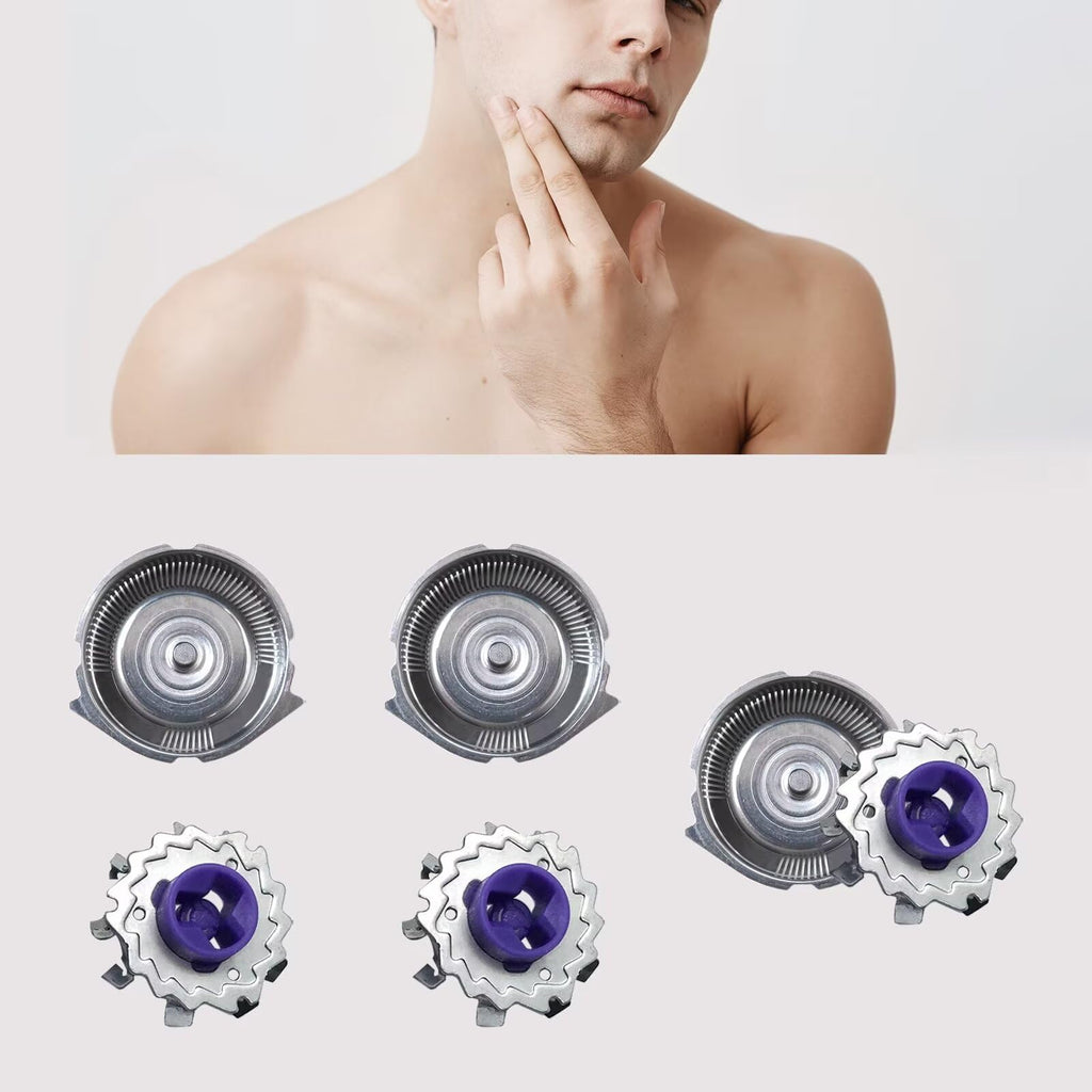 3 Pcs Replacement HQ8 Shaver Heads for Norelco AT811 AT814 AT815 AT830 AT875 AT880
