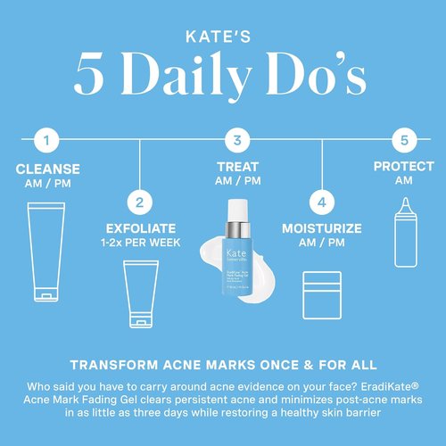 Kate Somerville EradiKate Acne Mark Fading Gel - Salicylic Acid Treatment for Clear Skin | 1 Fl Oz