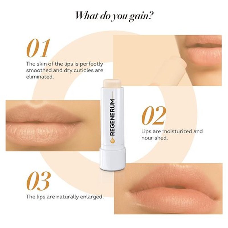 Regenerum - Lip Peeling Treatment - Intensive Moisturization & Nourishment for Chapped Lips - 5g