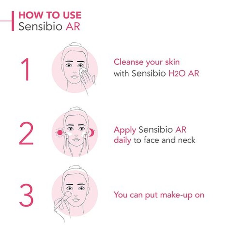 Bioderma - Sensibio AR Cream - Soothing Facial Redness Relief Lotion - Moisturizing for Sensitive Skin