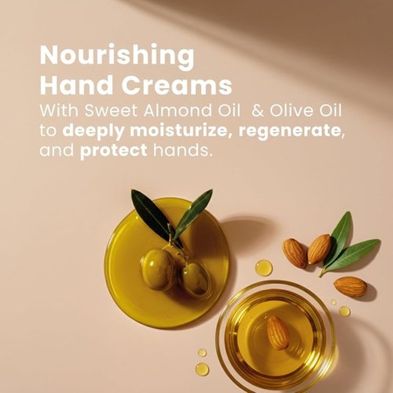 Panier des Sens - Mini Hand Cream Set - 96% Natural Travel Size - Orange Blossom, Jasmine & Geranium - Perfect Mother's Day Gift