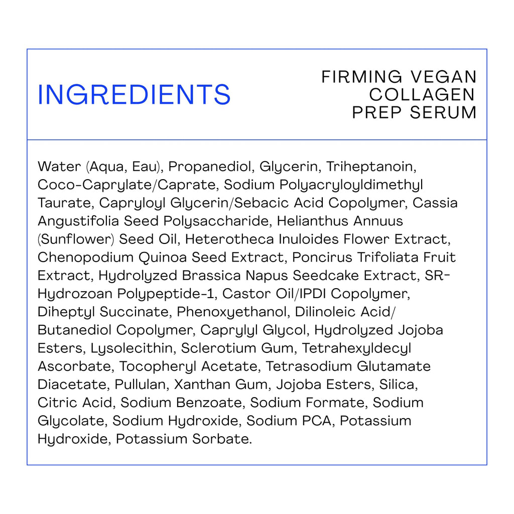 The Outset Firming Vegan Collagen Face Serum, Plumping & Hydrating Facial Serum, Non-Sticky Skin Prep Serum for Fine Lines, Fragrance-Free & Clean for Sensitive, Dry & All Skin Types, 1 fl oz