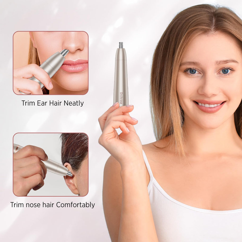 Orchrose Nose Hair Trimmer Head: OC-A12 Replacement Shaving Attachment - Safe & Effortless Trimming for Women - 1 Pack
