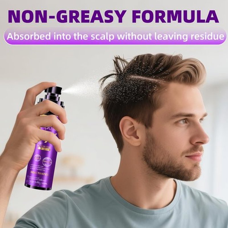 5% Minoxidil for Men and Women Hair Growth Products, Biotin Serum with Rosemary for Hair Regrowth Treatment, Minoxidil Spray Extra Strength Hair Loss Solution, Clinically Proven to Regrow Thicker