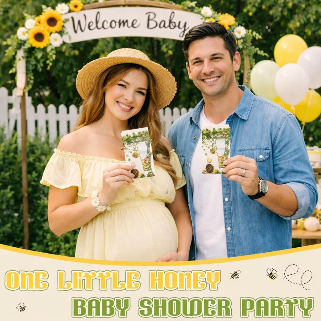 Sacubee 30 Pack One Little Honey Baby Shower Games Prizes Party Gifts Bulk Lip Balms Favors for Winners Adults Guests Gender Reveal Party Favors Decorations Baby Shower Souvenirs Gift Bags Stuffers