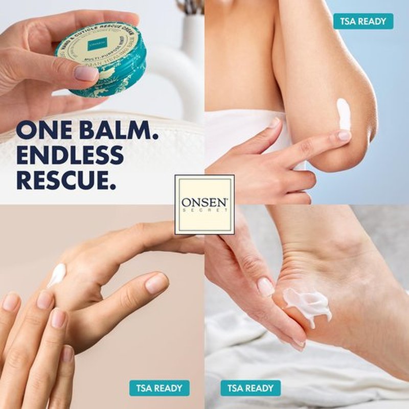 Onsen Nail & Cuticle Rescue Kit | Conditioner Serum, Repair Oil & Cuticle Balm - Tsubaki, Shea Butter, Jojoba | Strengthens Nails, Softens Cuticles, Hydrates Skin - Nail & Cuticle Rescue Kit