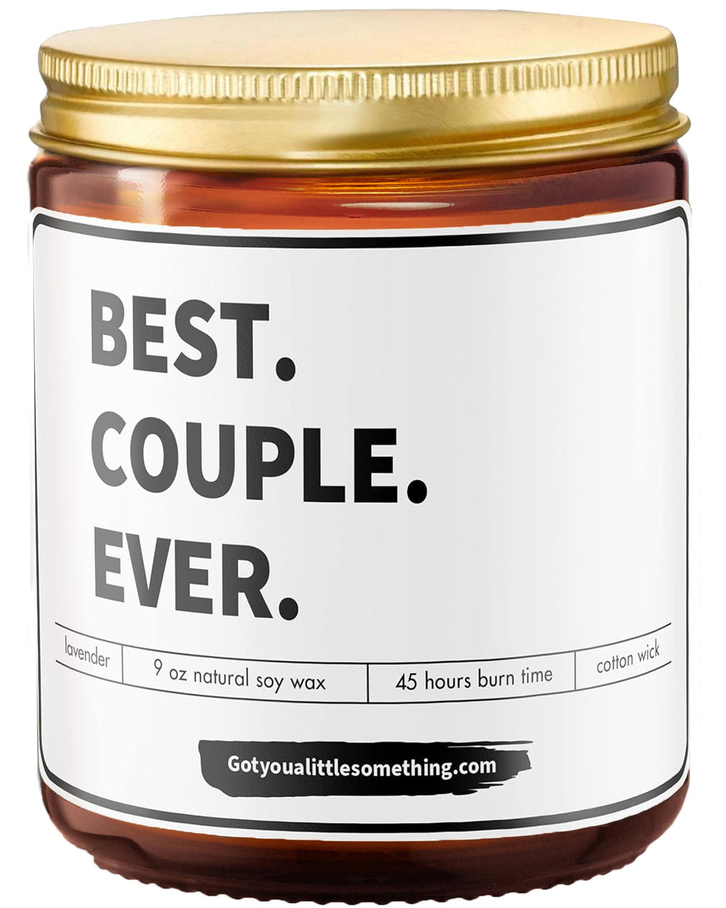 Gifts for Couples - Lavender Vanilla Scented Soy Wax - Gift for Couple Anniversary, Valentines Day, Birthday, Wedding Engagement - Present Idea for Boyfriend, Girlfriend, Husband, Wife, Him and her