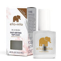 Ella+mila Fast Dry Top Coat - Quick-Drying Nail Polish for High Shine & Long-Lasting Wear | Clear Finish