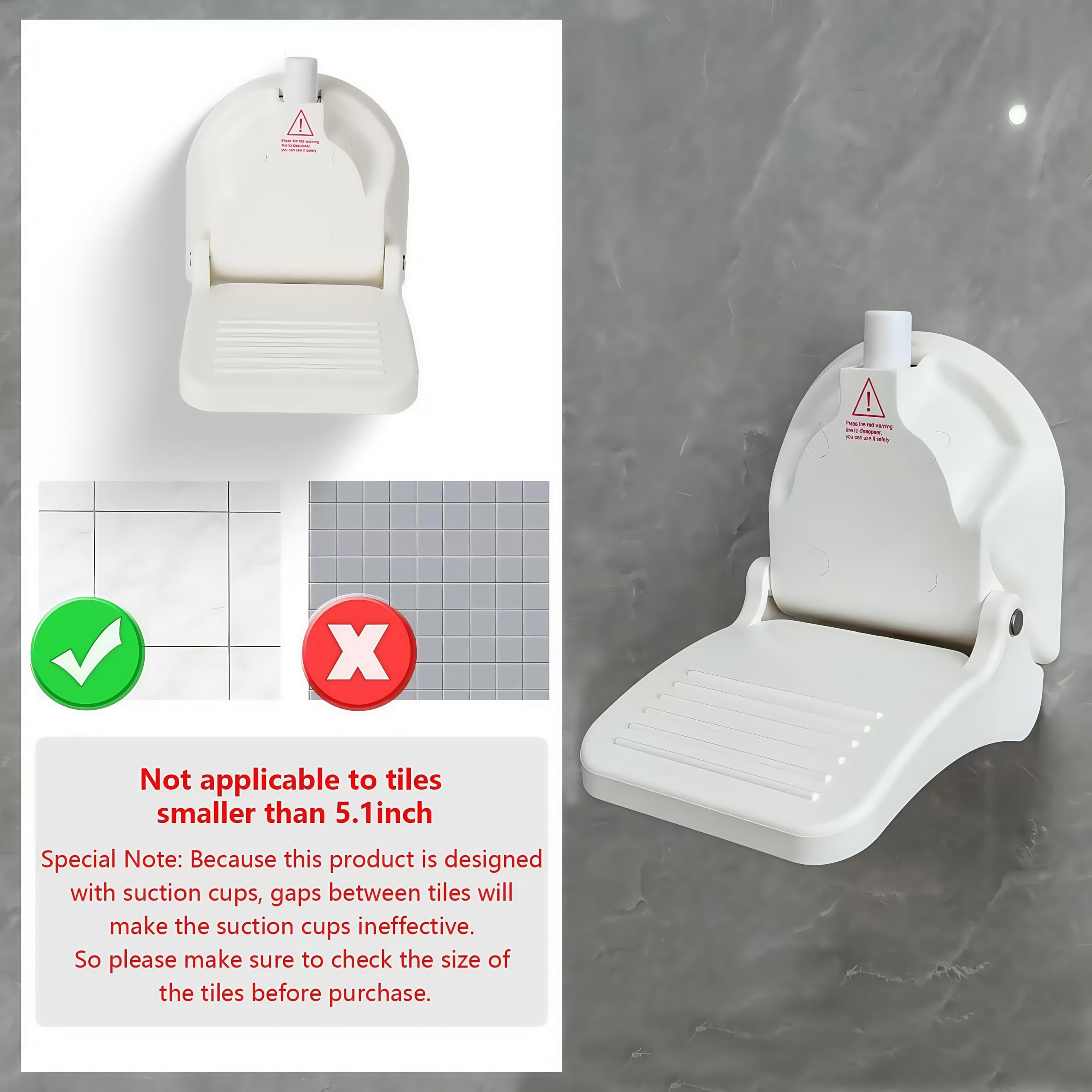 Shower Foot Rest for Shaving Legs, Suction Cup Foot Rest Shower