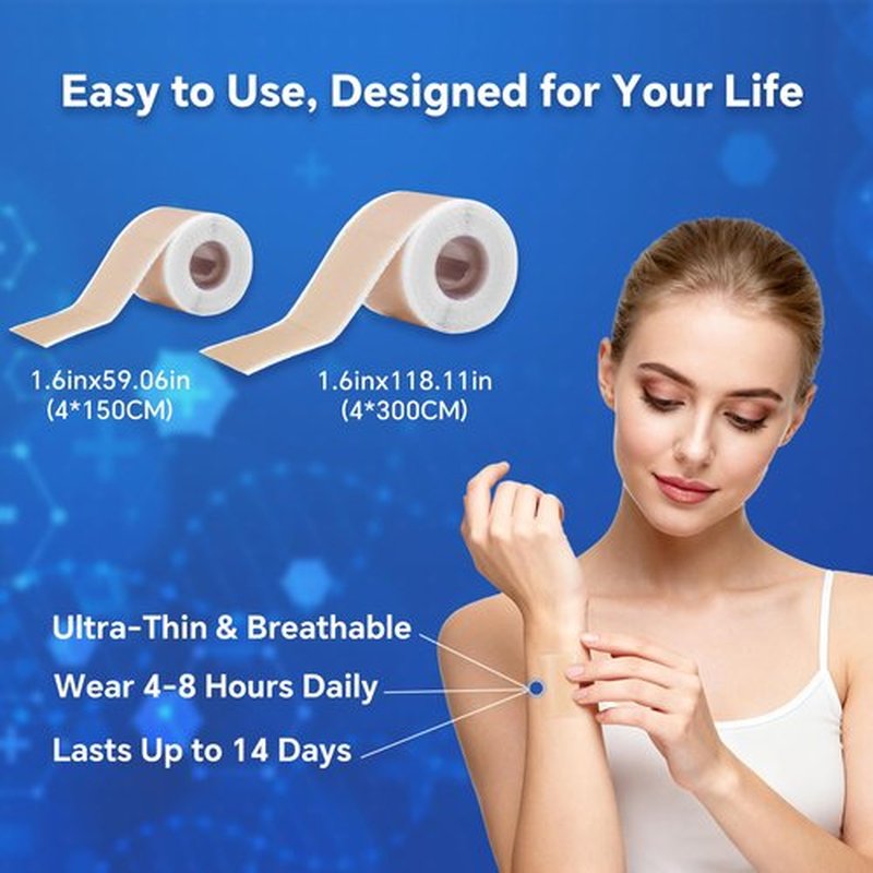 Professional Silicone Scar Sheets, Silicone Scar Tape, Silicone Scar Patch, Reusable Scar Silicone Strips (3M)