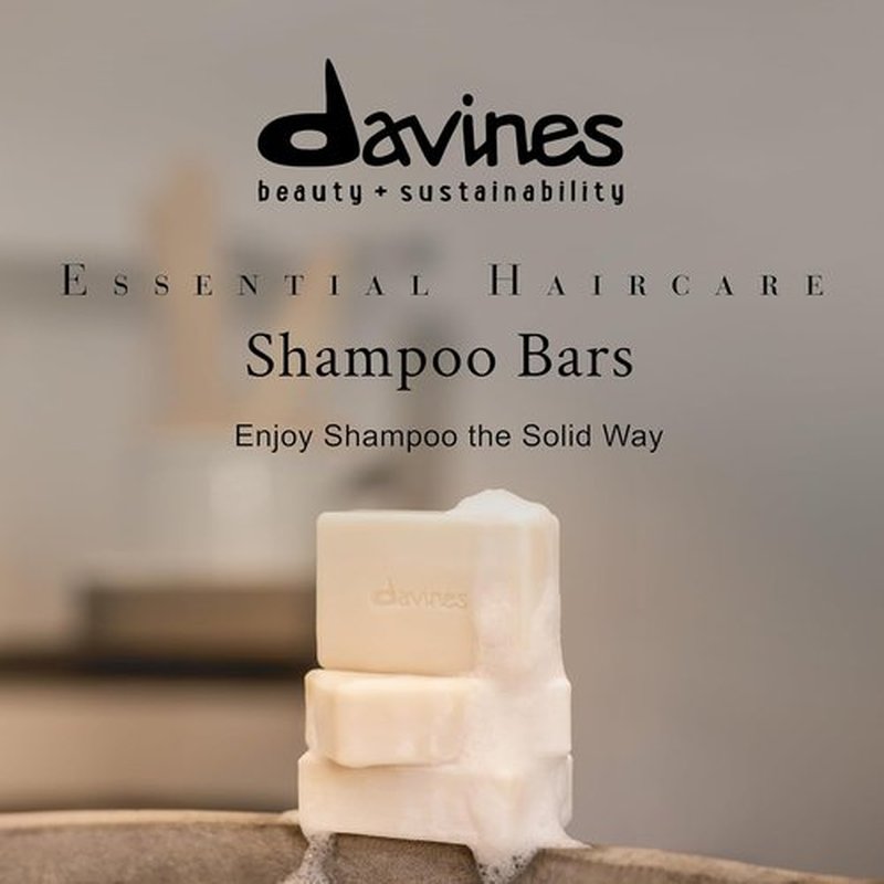 Davines DEDE Shampoo Bar - Compact Solid Texture for Medium & Fine Hair | Gently Cleanses & Adds Shine, 3.53 oz