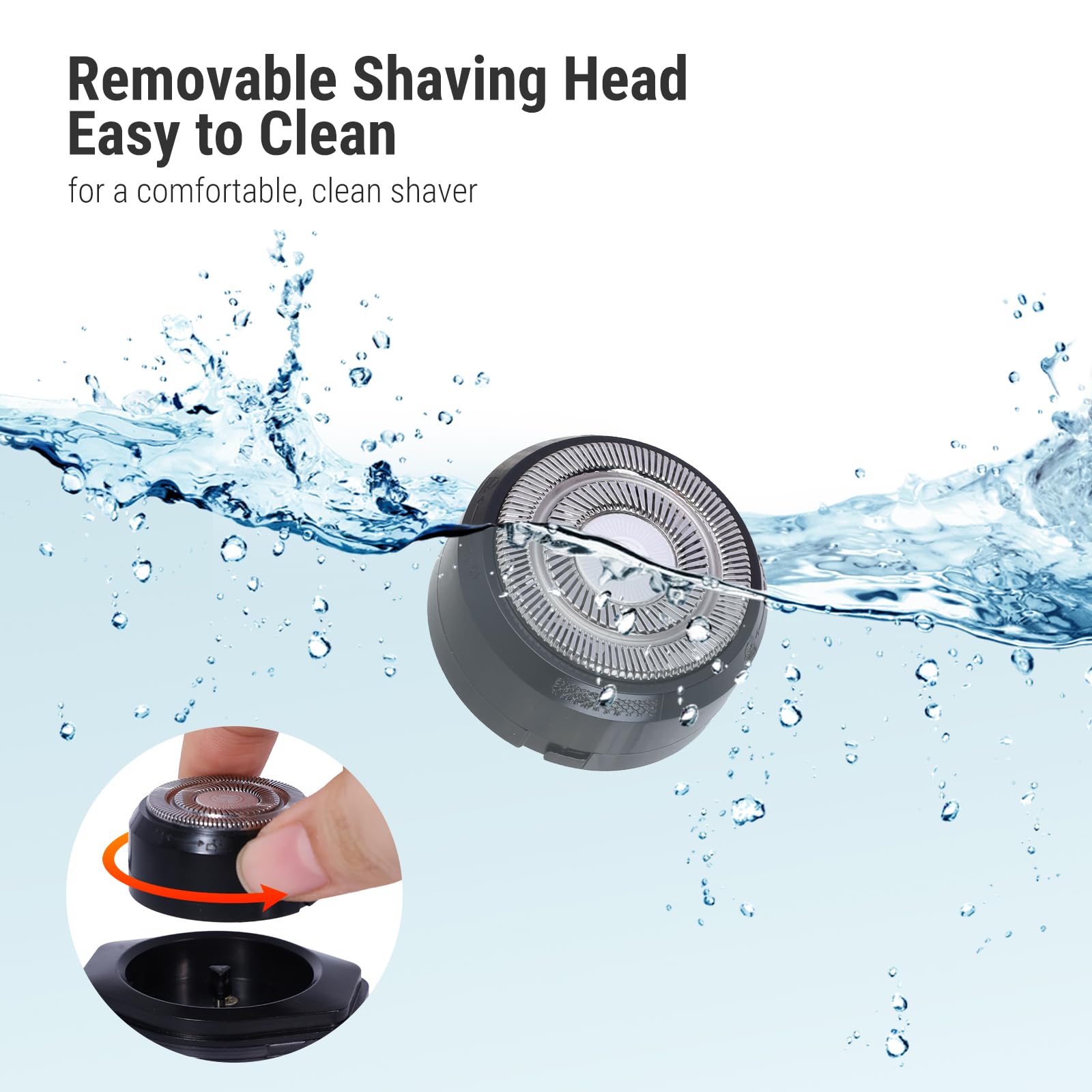 2 Pack Mini Electric Shaver Portable Travel Shavers Pocket Shaver USB-C Rechargeable Travel Razor for Men Electric Beard Trimmer Suitable for Home car Office and Business Travel Unisex Easy Cleaning