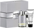 Mont Blanc Explorer Platinum Men's Fragrance Set - 3.4 Oz EDP Spray, 3.4 Oz Shower Gel & 7.5 Oz Mini