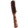 STYLEMATE Boar Bristle Slick Back Hair Brush, Soft Bristle Hair Brush for Thin & Fine Hair, Smoothing Hairbrush for Women Men Kid, Lightweight Sapele Wooden Handle