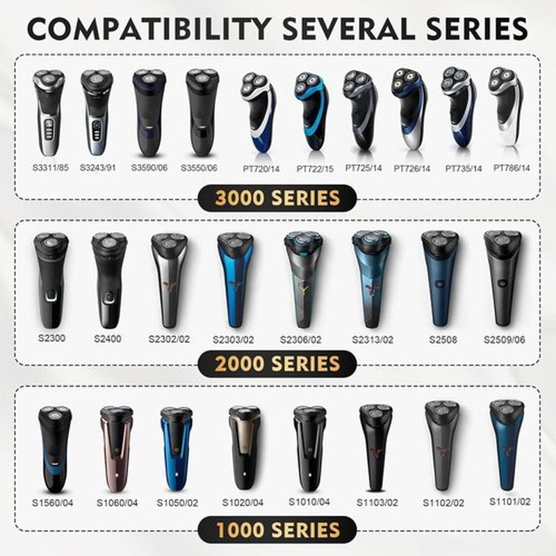 Philips Norelco SH30 Replacement Heads - 9-Pack Blades for Series 3000/2000/1000 Razors