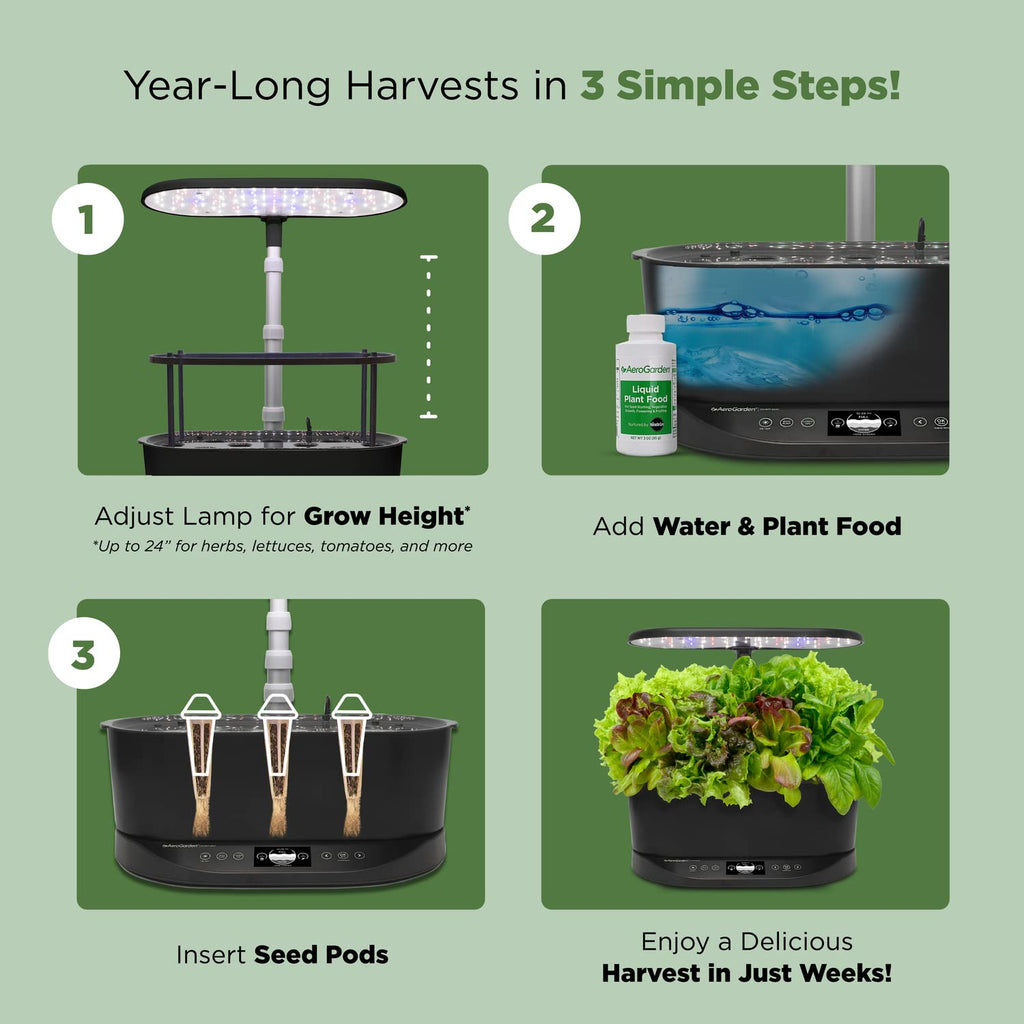 AeroGarden Bounty Basic, Black
