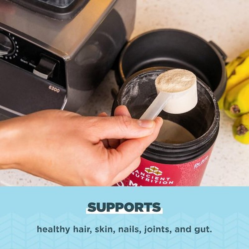 Ancient Nutrition Collagen Powder - Multi Collagen Protein for Skin & Joints | 45 Servings