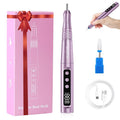 Welan Electric Nail Drill Professional, Cordless NailDrill, 35000RPM Professional NailDrill, Portable Efile Nail Drill Machine for Acrylic and Gel Nail with Manicure and Polishing Tool Set (Pink)